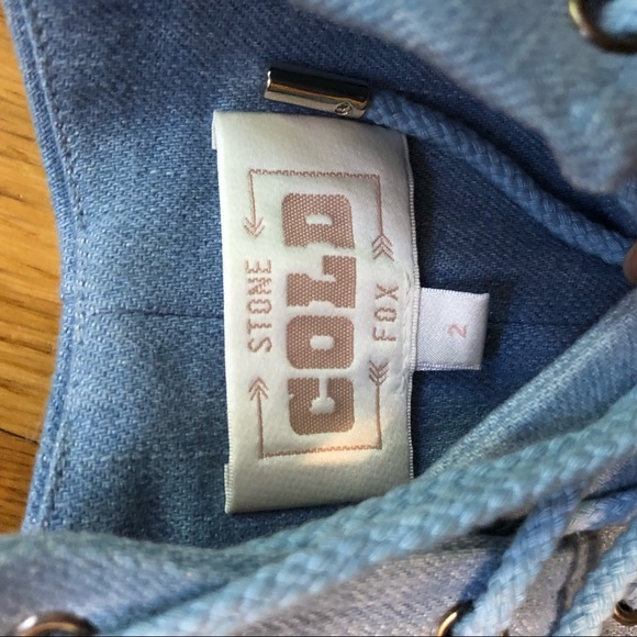 Stone cold fox Davis denim corset - Picture 4 of 4